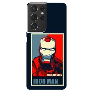 Чехол Супергерой Железный человек на Samsung Galaxy S21 ultra (Art Iron man)