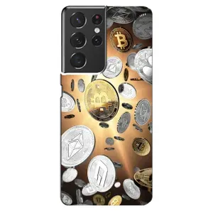 Чехол (Дорого -богато) на Samsung Galaxy S21 ultra (Биток)