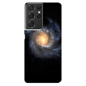 Чохли КОСМОС на Samsung Galaxy S21 ultra (Чорна дира)