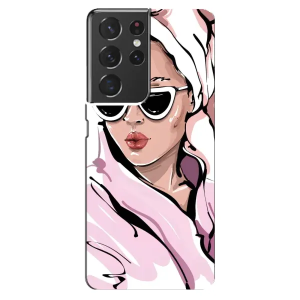 Чехол с рисунком «Девушка в халате» для Samsung Galaxy S21 ultra Чехол с рисунком «Девушка в халате» для Samsung Galaxy S21 ultra