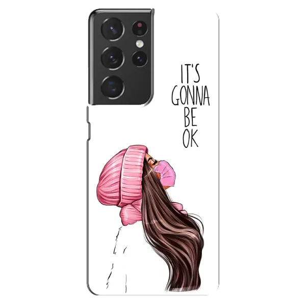 Чехол с рисунком «Девушка в маске» для Samsung Galaxy S21 ultra Чехол с рисунком «Девушка в маске» для Samsung Galaxy S21 ultra