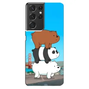 Чехлы с Пандами на Samsung Galaxy S21 ultra (Друзья)