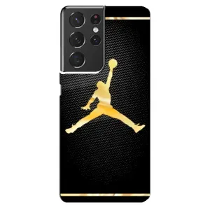 Силиконовый Чехол Nike Air Jordan на Самсунг С21 Ультра (Джордан 23)