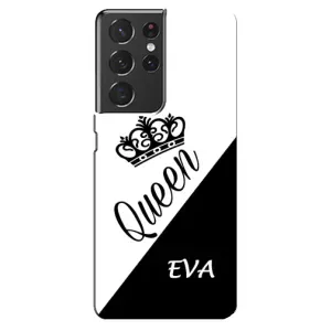 Именные Женские Чехлы для Samsung Galaxy S21 ultra (EVA)