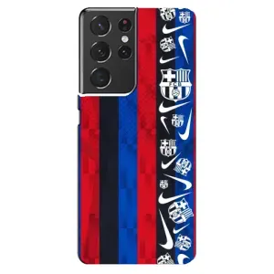 Чехол для Samsung Galaxy S21 ultra (Барселона) (Фанат Барсы)