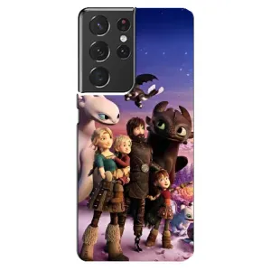Чехол дракон Беззубик для Samsung Galaxy S21 ultra (Герои дракона)
