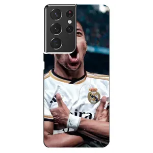 Чехол (TPU) с Футболистом на Samsung Galaxy S21 ultra (Гол Мбаппе)