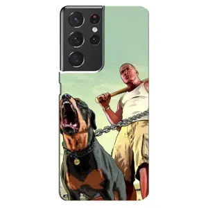 Чехол с рисунком «GTA» для Samsung Galaxy S21 ultra
