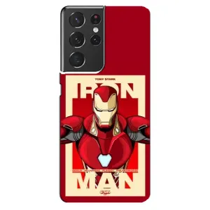 Чехол Супергерой Железный человек на Samsung Galaxy S21 ultra (Iron man)