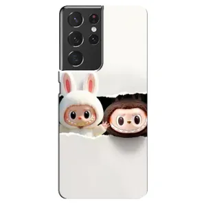 Чехол с принтом Лабубу для Samsung Galaxy S21 ultra (Фигурки Labubu)