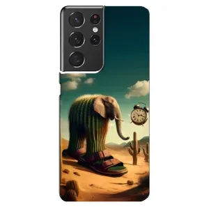 Чехол с мемами тралалело тралала для Samsung Galaxy S21 ultra (Лирили ларила)