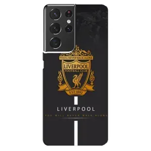 Силиконовые Чехлы принт Футбол на Samsung Galaxy S21 ultra (Liverpool)