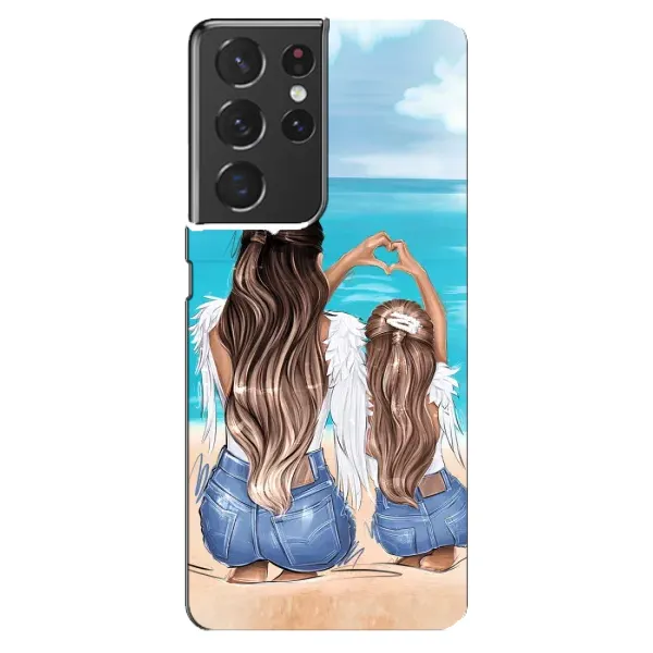 Чехол с рисунком «Мама и дочь» для Samsung Galaxy S21 ultra Чехол с рисунком «Мама и дочь» для Samsung Galaxy S21 ultra