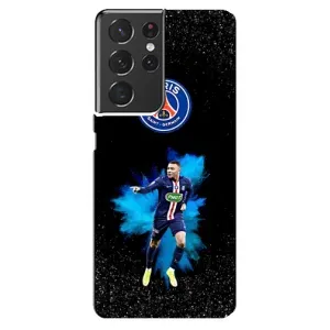 Чехол (TPU) с Футболистом на Samsung Galaxy S21 ultra (Мбаппе ПСЖ)
