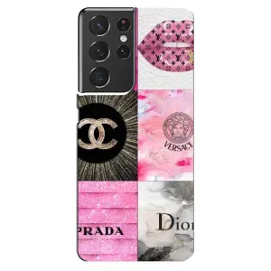 Чехол (Dior, Prada, YSL, Chanel) для Samsung Galaxy S21 ultra (Модница)