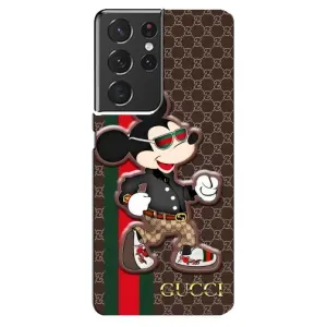 Чехлы Бренд GUCCI для Samsung Galaxy S21 ultra (Маус Гуччи)