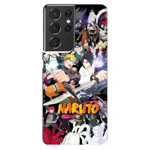 Купить Чехлы на телефон с принтом Anime для Samsung Galaxy S21 ultra (Наруто постер)