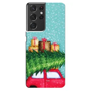 Чехол Новогодняя Елка на Samsung Galaxy S21 ultra (Новогодние подарки)