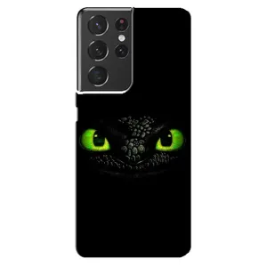 Чехол дракон Беззубик для Samsung Galaxy S21 ultra (Глаза Беззубика)