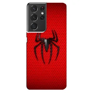 Чехол Супергерой Человека Паука на Samsung Galaxy S21 ultra (Паук марвел)