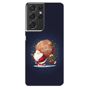 Чехол Санта Клаус для Samsung Galaxy S21 ultra (Подарки от Санты)