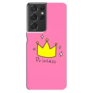 Девчачий Чехол для Samsung Galaxy S21 ultra (Princess)