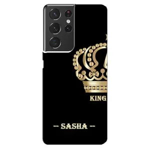 Чехлы с мужскими именами для Samsung Galaxy S21 ultra (SASHA)