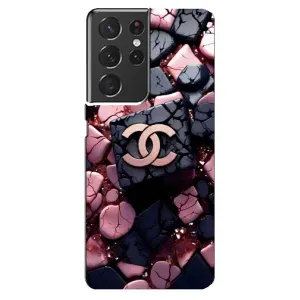 Чехол (Dior, Prada, YSL, Chanel) для Samsung Galaxy S21 ultra (Шанель)