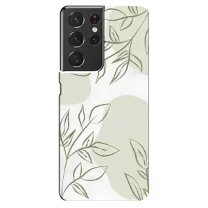 Чехол цветочный дизайн для Samsung Galaxy S21 ultra