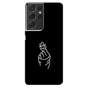 Чехлы (Знак сердечка) на Samsung Galaxy S21 ultra (Знак Сердечка)