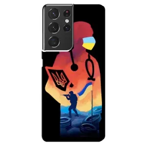 ЗСУ Чехлы (TPU) для Samsung Galaxy S21 ultra (ЗСУ Врач)