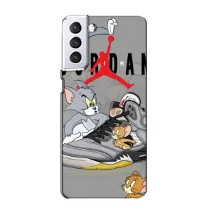 Силиконовый Чехол Nike Air Jordan на Самсунг С21 (Air Jordan)