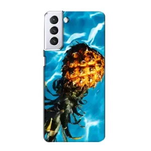 Чохол з зображенням смачної їжі для Samsung Galaxy S21 (Ананас)