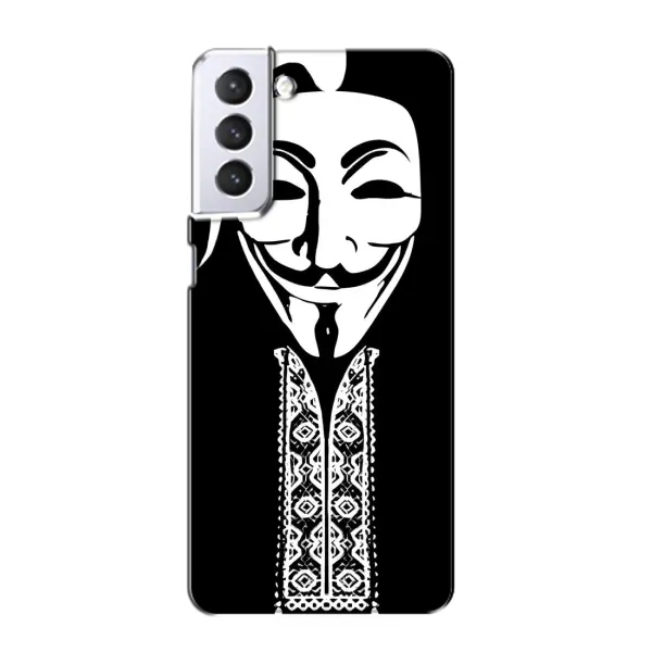 Чехол с рисунком «Анонимус» для Samsung Galaxy S21
