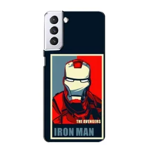Чехол Супергерой Железный человек на Samsung Galaxy S21 (Art Iron man)