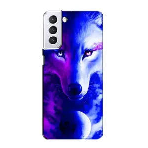 Чохол з Вовком на Samsung Galaxy S21 (Арт-Вовк)