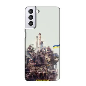 Чехлы на военную тематику для Samsung Galaxy S21 (Азовсталь)