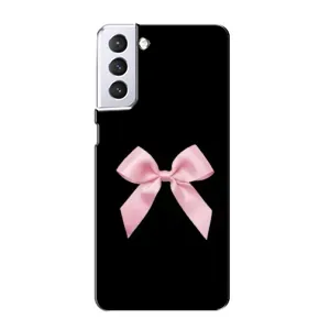 Чохол банти для Samsung Galaxy S21 (Бант на чорному)