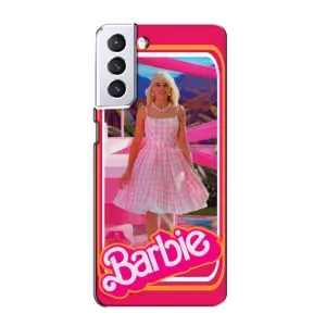 Силіконовый Чохол Барбі фільм на Samsung Galaxy S21 (Барбі Марго)