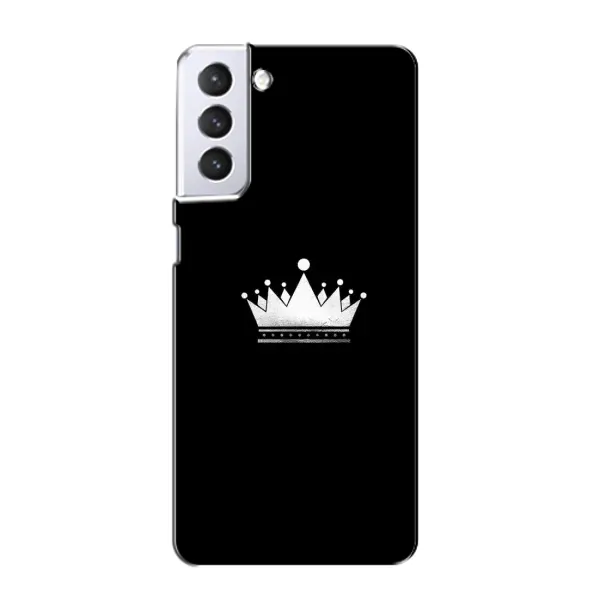 Чехол с рисунком «Белая корона» для Samsung Galaxy S21 Чехол с рисунком «Белая корона» для Samsung Galaxy S21