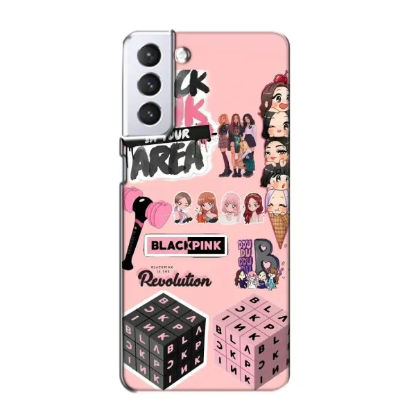 Чехол с рисунком «BLACK PINK коллаж» для Samsung Galaxy S21
