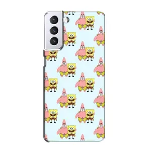 Чехлы с Патриком на Samsung Galaxy S21 (Боб и Патрик)