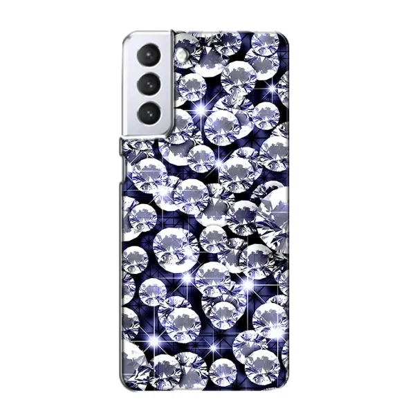 Чехол с рисунком «Бриллианты» для Samsung Galaxy S21