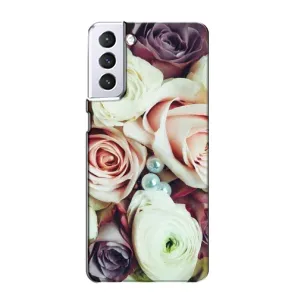 Чехлы с принтом Розочки для Samsung Galaxy S21 (Букет РОЗ)