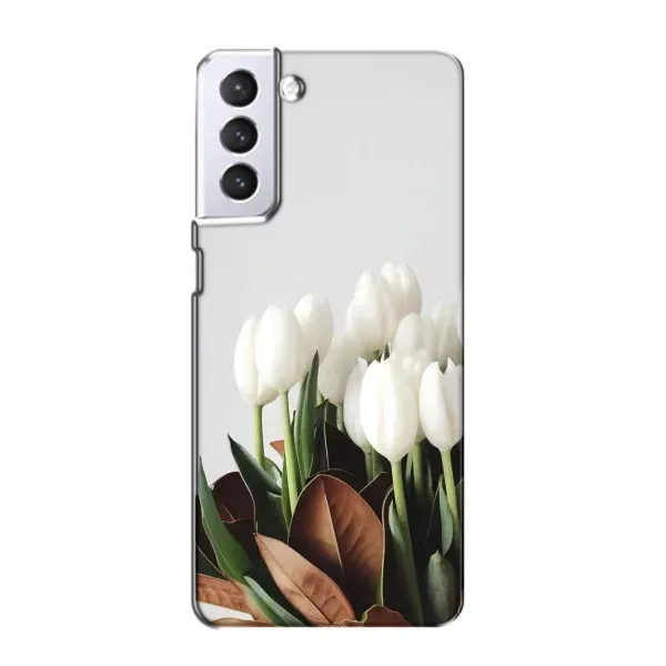 Чехол с рисунком «Букет тюльпанов» для Samsung Galaxy S21 Чехол с рисунком «Букет тюльпанов» для Samsung Galaxy S21