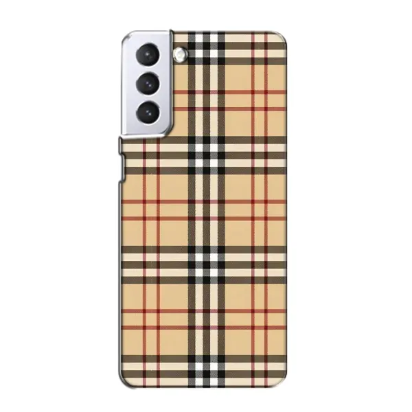 Чехол с рисунком «Burberry стиль» для Samsung Galaxy S21