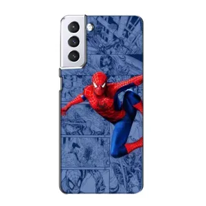 Силиконовый Чехол для Samsung Galaxy S21 (Человек Паук)