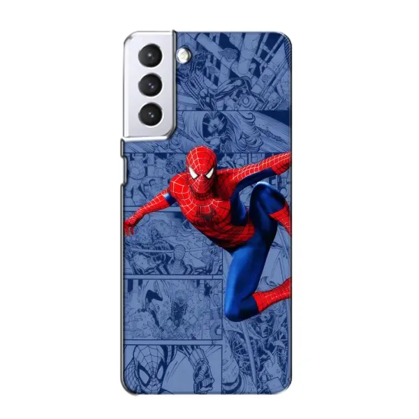 Чехол с рисунком «Человек Паук» для Samsung Galaxy S21