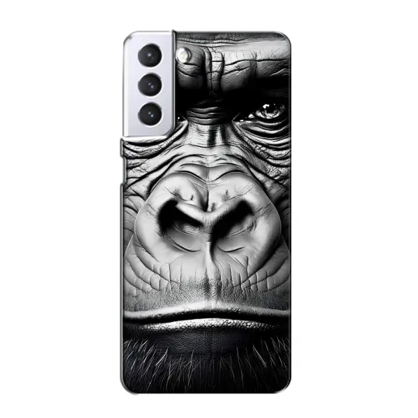 Чехол с рисунком «Черная обезьяна» для Samsung Galaxy S21