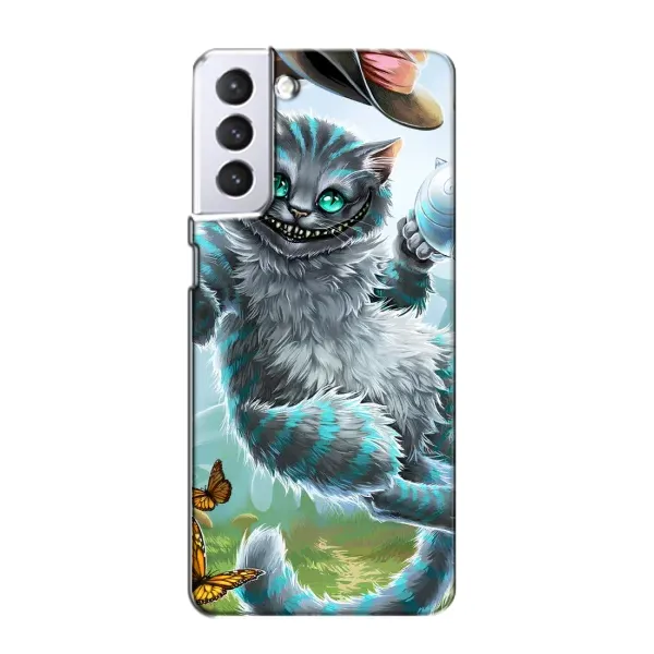 Чехол с рисунком «Чеширский КОТИК» для Samsung Galaxy S21 Чехол с рисунком «Чеширский КОТИК» для Samsung Galaxy S21